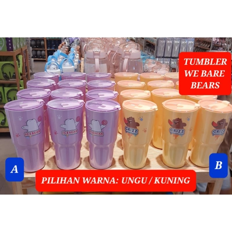 we bare bears tumbler we bare bears botol minum karakter bear botol minum sedotan we bare bear tumbl