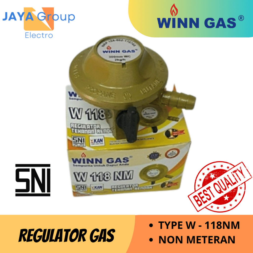REGULATOR GAS WINGAS W-118 W-118NM W-900M W-181M W-181NM