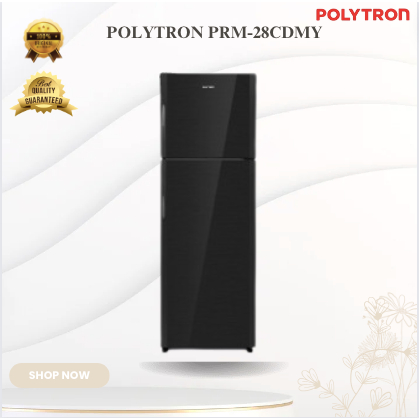 Polytron Kulkas Belleza 2 Pintu PRM-28CDMY 240L/PRM-28DMY/PRM 28DMY/POLYTRON KULKAS 2 PINTU