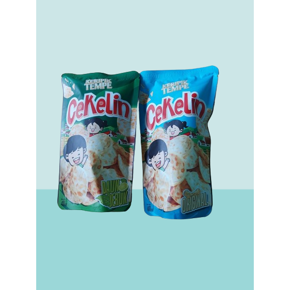 

Cemilan Cekelin Keripik Tempe All Variant isi 40 gram