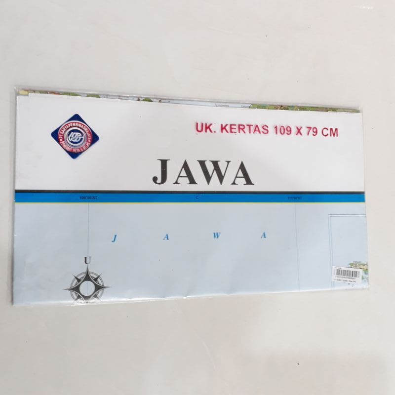 

PETA LIPAT JAWA UKURAN 109cmx79cm