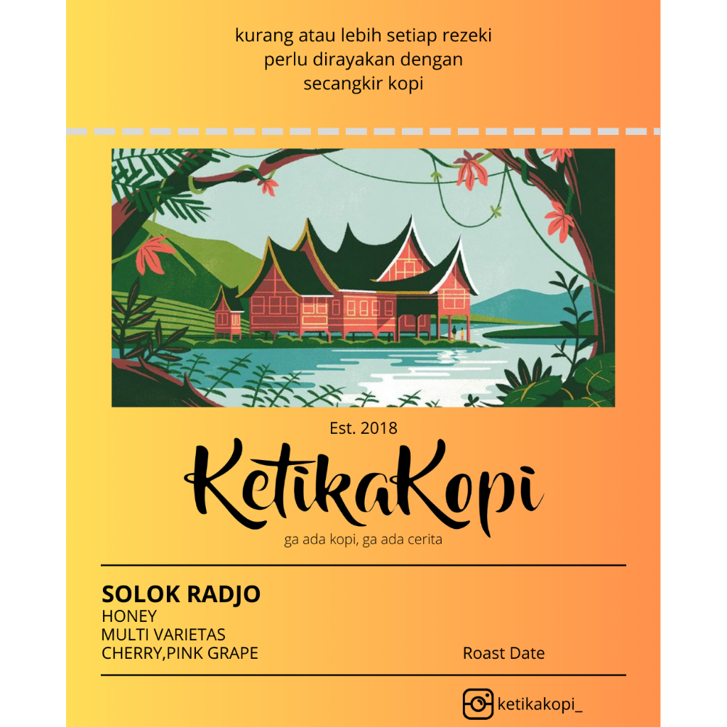 

Ketikakopi Drip Bag / Filter Bag - SOLOK RADJO