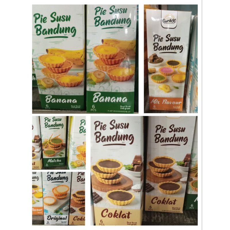 

PIE SUSU/PIE SUSU BANDUNG 140G/PIE SUSU BANDUNG 6PCS/PIE SUSU ENAK/PIE BANDUNG