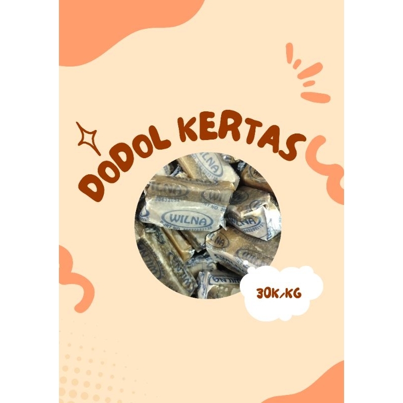 

dodol kertas 250 gr, oleh oleh bandung