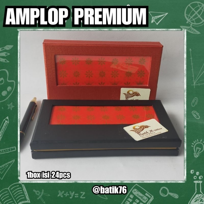 

1BOX AMPLOP LEBARAN AMPLOP PERNIKAHAN AMPLOP UANG AMPLOP PREMIUM BATIK 76 MOTIF SEMANGGI MERAH