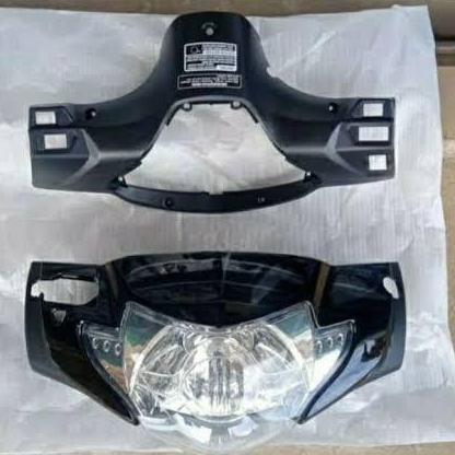 Batok Totok Kepala Setir Stir Set Depan Belakang + Lampu Honda Supra X 125 lama DD 2004 2005 2006 Or