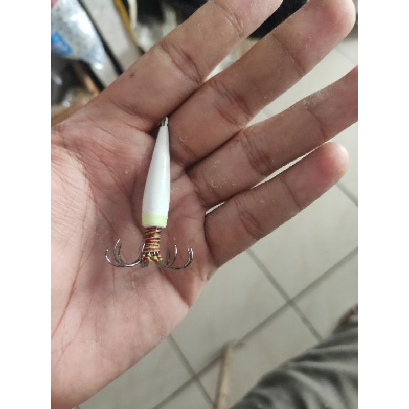 pancing cumi  bodi timah mata carbon