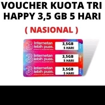 Voucher Tri 3,5GB 5hari