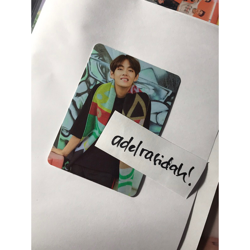PHOTOCARD OFFICIAL TAEHYUNG BTS SEASON’S GREETINGS 2017