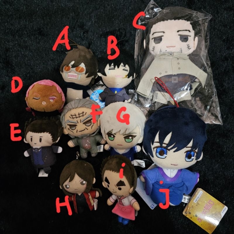mix nuigurumi plush kekai sensen golden kamuy conan fate kenshin