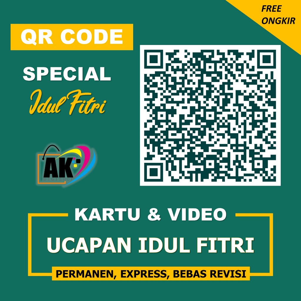 QR CODE  UCAPAN ULTAH/PERNIKAHAN/UNDANGAN