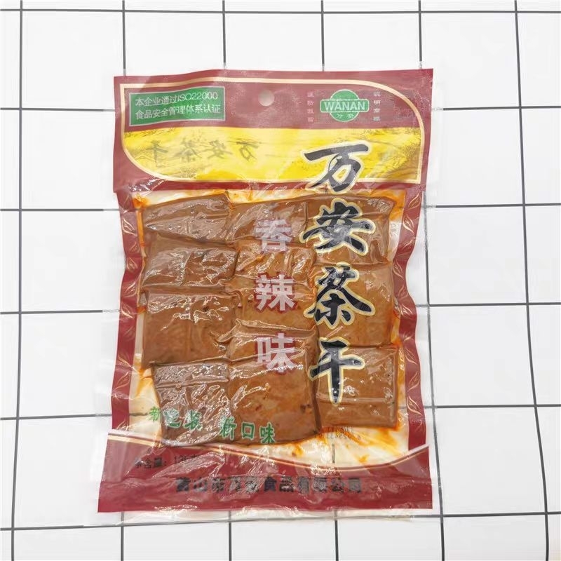 

Tahu siap saji / rasa pedas 135g / 万安茶干香辣味