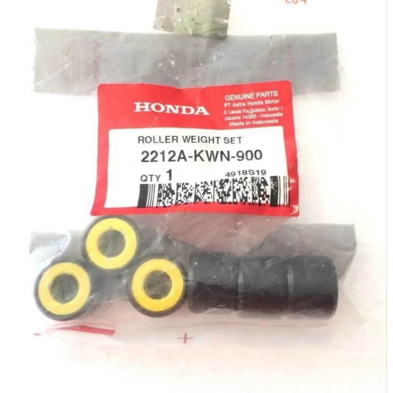 2212KWN900 22123KWN900 roller weight vario 125 lama. original ahm