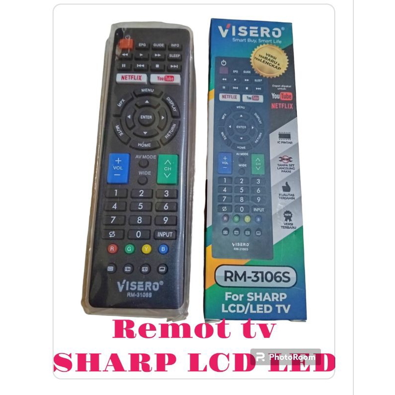 REMOT TV SHARP LCD/LED