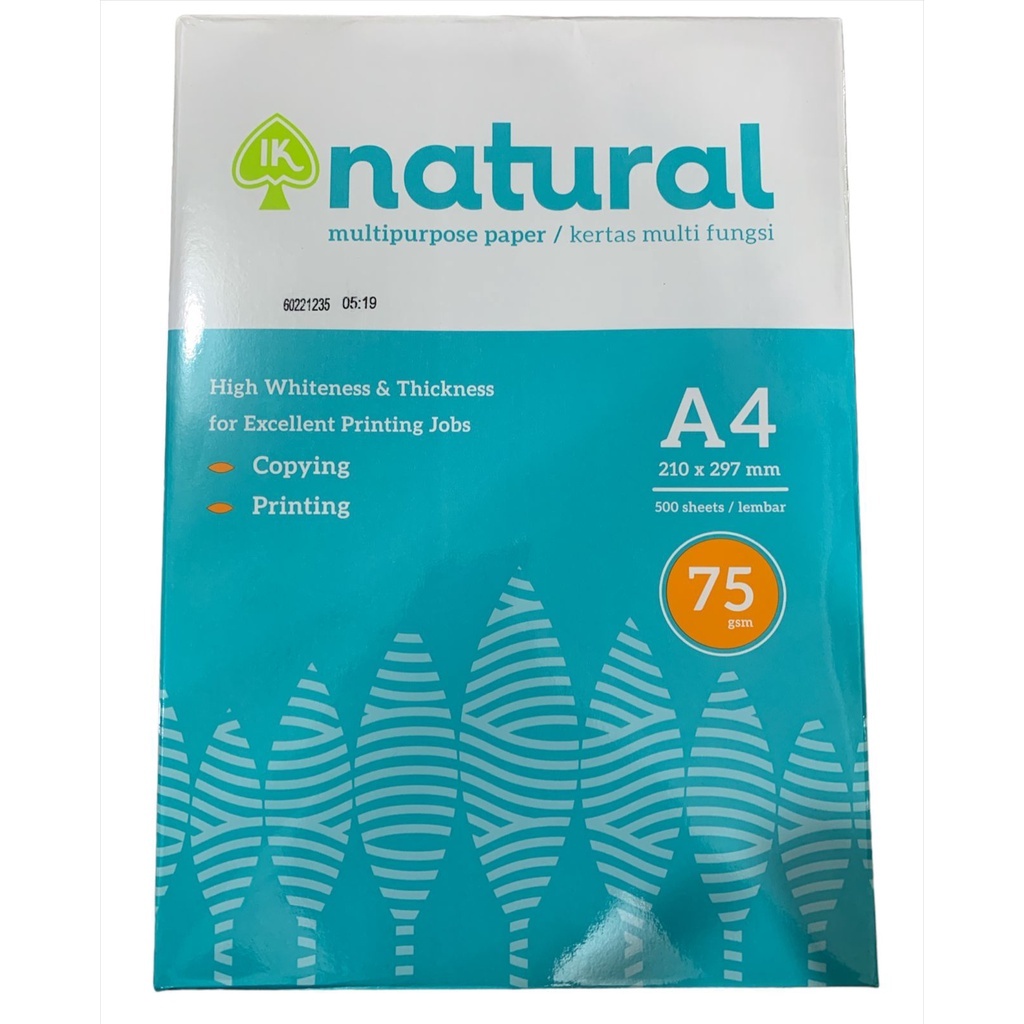 

Kertas HVS Natural A4 75 gram