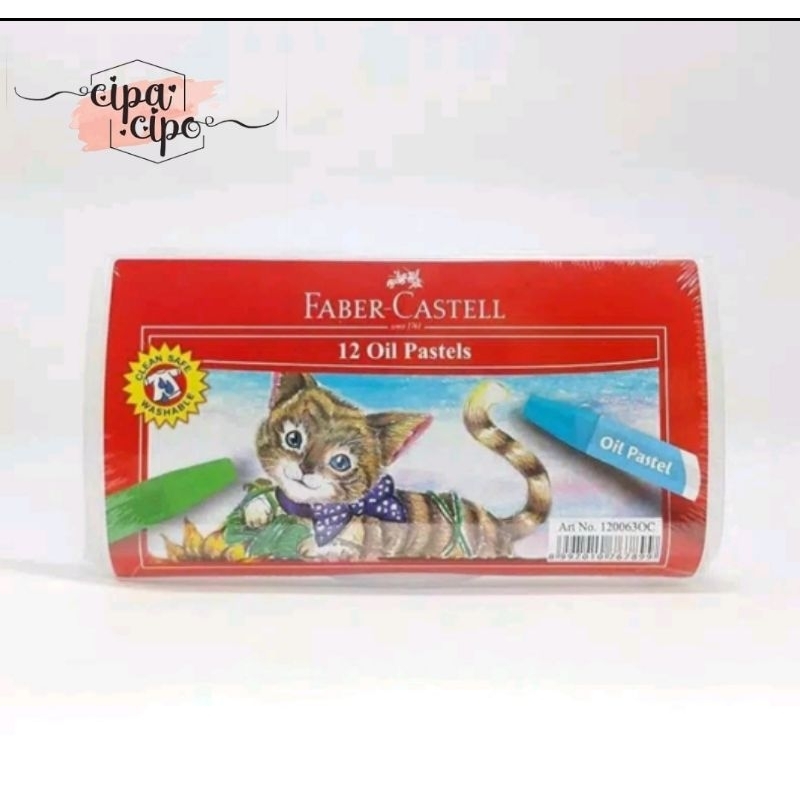 

Crayon faber castell oil pastel set 12 colours