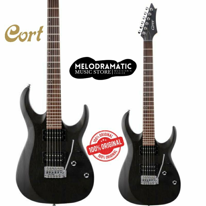 GITAR EKEKTRIK CORT X100 BLACK