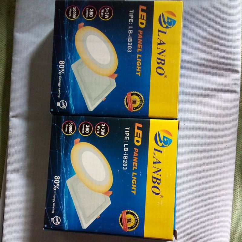 Lampu Plafon Downlight 2 Warna