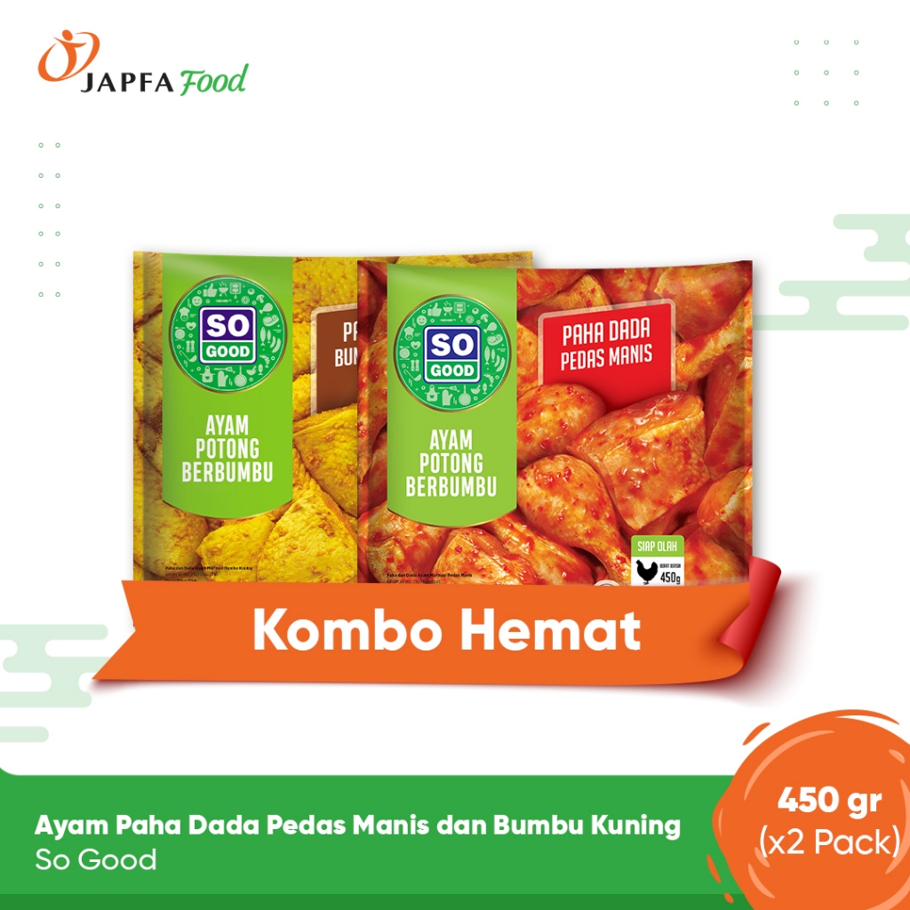 

So Good Paha Dada Bumbu Kuning dan Pedas Manis 450 gr