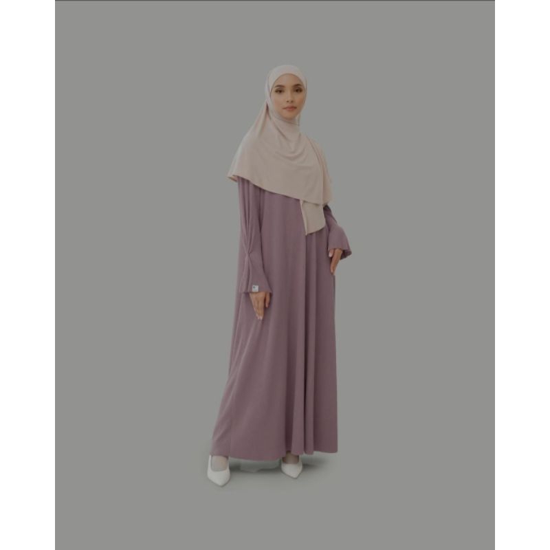 KHALEWALE PLEATS DRESS WARNA ORCHID size S