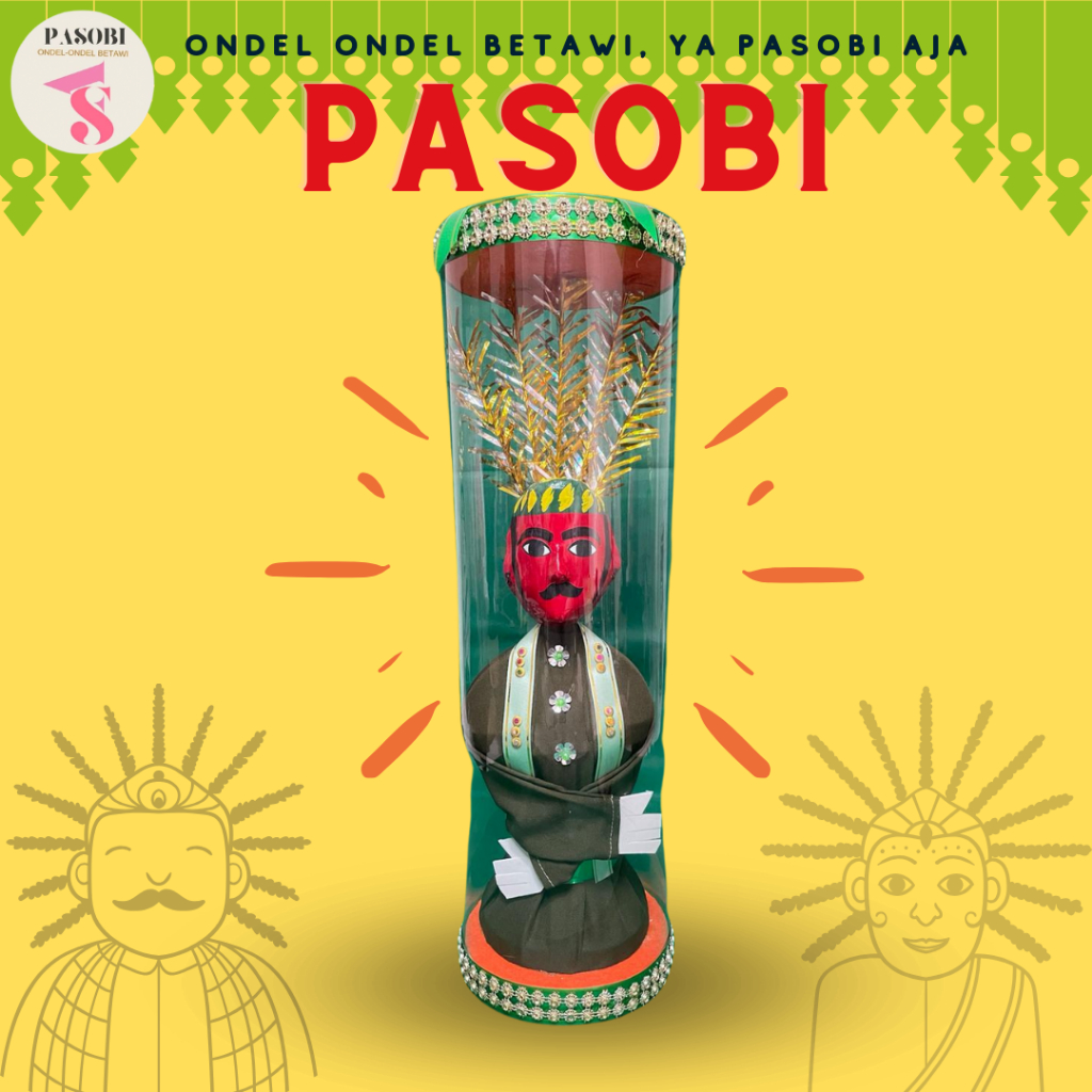 [ONDEL ONDEL PASOBI] Mika Muka Topeng Besar 30Cm