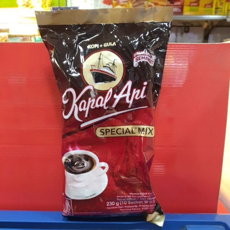 

Kapal Api SPECIAL * MIX 230gr ( 10 Sachet @ 23gr)