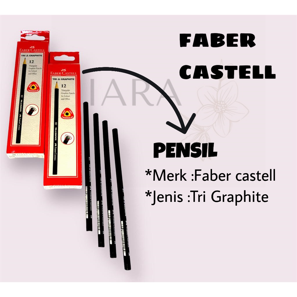 

PENSIL FABER CASTELL TRI GRAPHITE