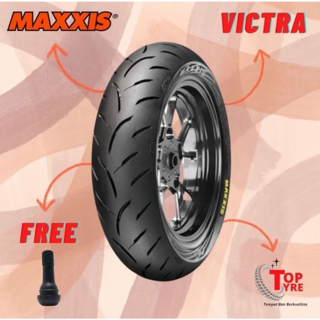 BAN MOTOR VESPA DEPAN // MAXXIS VICTRA 110/70-12 S98ST TUBELESS // BAN MOTOR VESPA SPRINT, PRIMAVERA