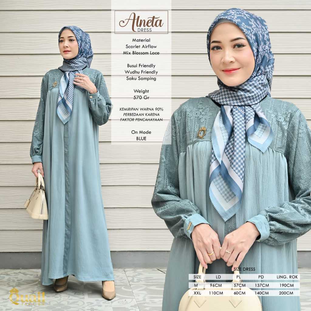 Alneta Dress Original Quail Alneta Dress Quail Gamis Quail Alneta