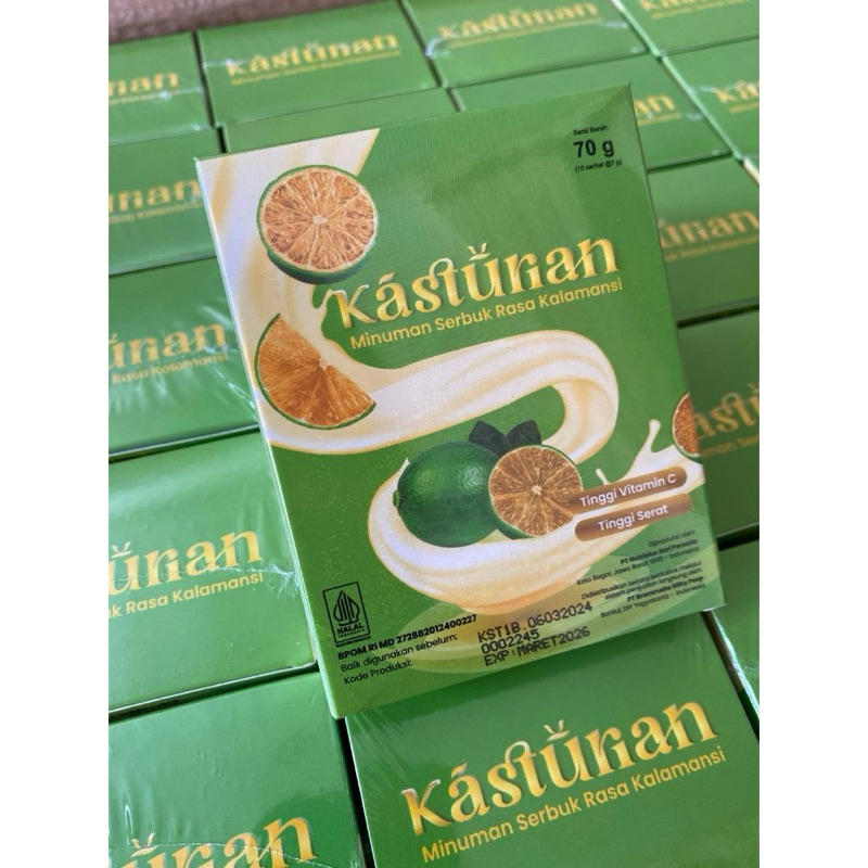 

Kasturian Minuman serbuk limau Minuman berserat tinggi 1 box isi 10 sachet