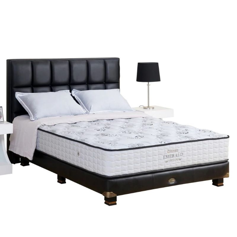 SPRING BED GUHDO ELEGAN SPRING BED EMERALD DREAM SPRING BED MINIMALIS.KASUR GUHDO UK 160 CM MATRAS G