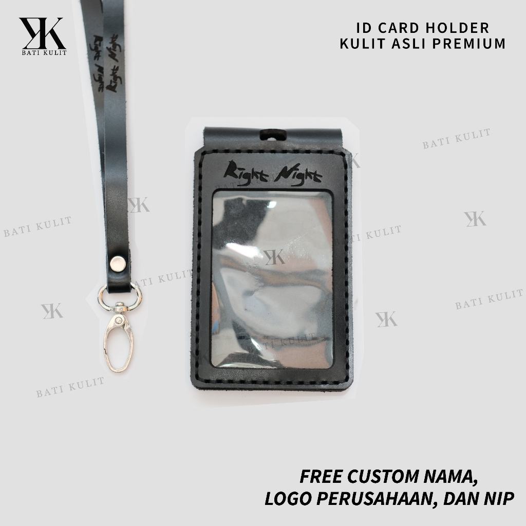 

Nametag Magnet Kulit Id Cardholder Flip Lipat Free Desain Gravir Logo Perusahaan Instansi Nama Nip