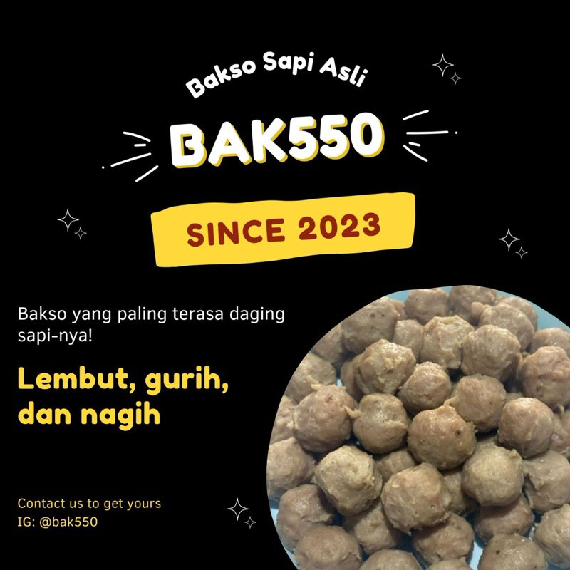 

Bak55o Daging sapi kecil 15k isi 18