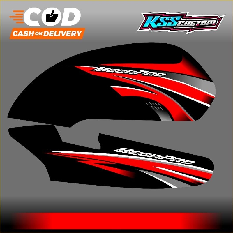 striping mp hiu custom variasi keren - striping megapro hiu variasi