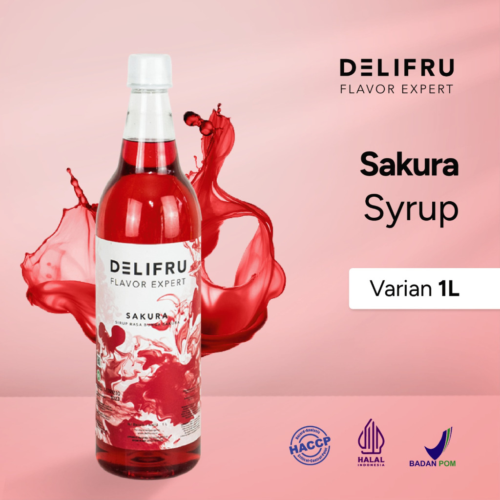 

Syrup Sakura Delifru 1 Liter - Sirup Sakura Premium