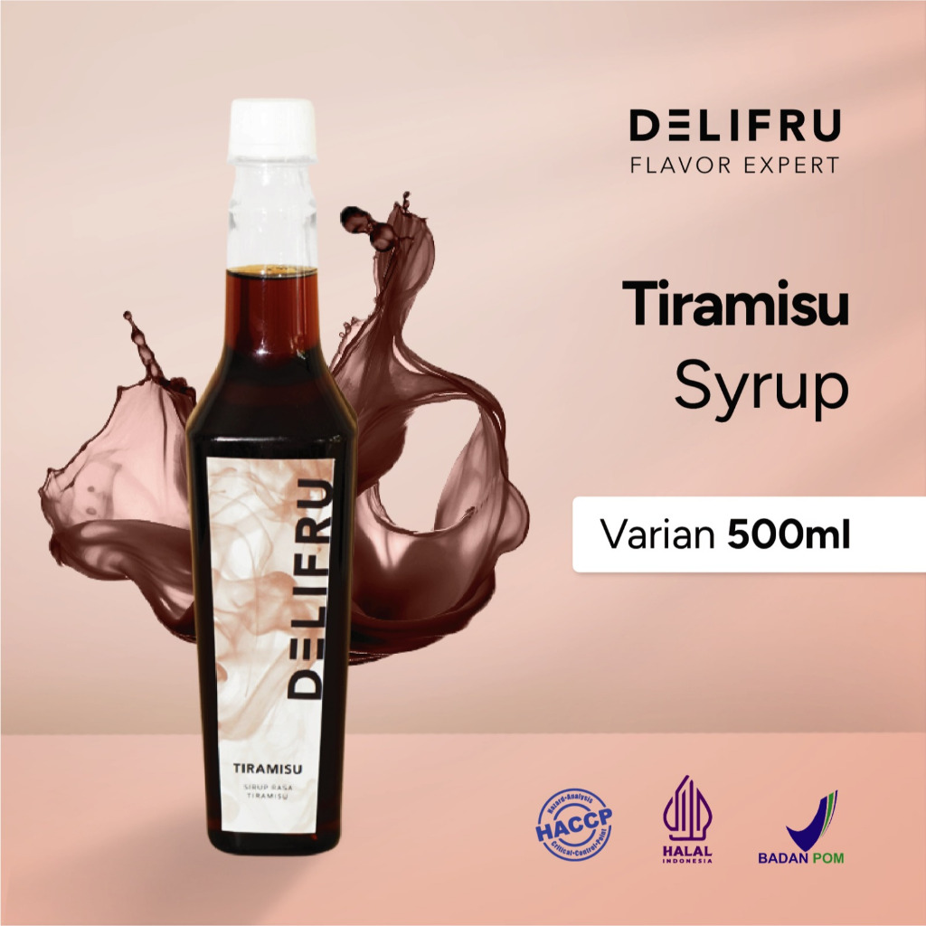 

Syrup Tiramisu Delifru 500 ml - Sirup Tiramisu Premium
