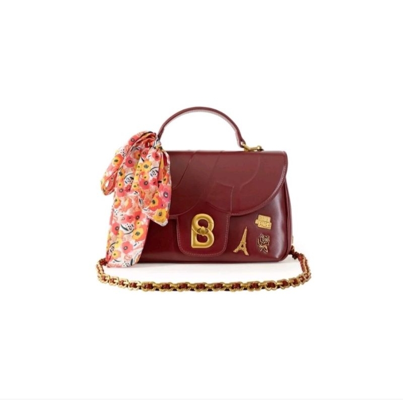 Emily Alma Flap Bag Medium - Le Rouge
