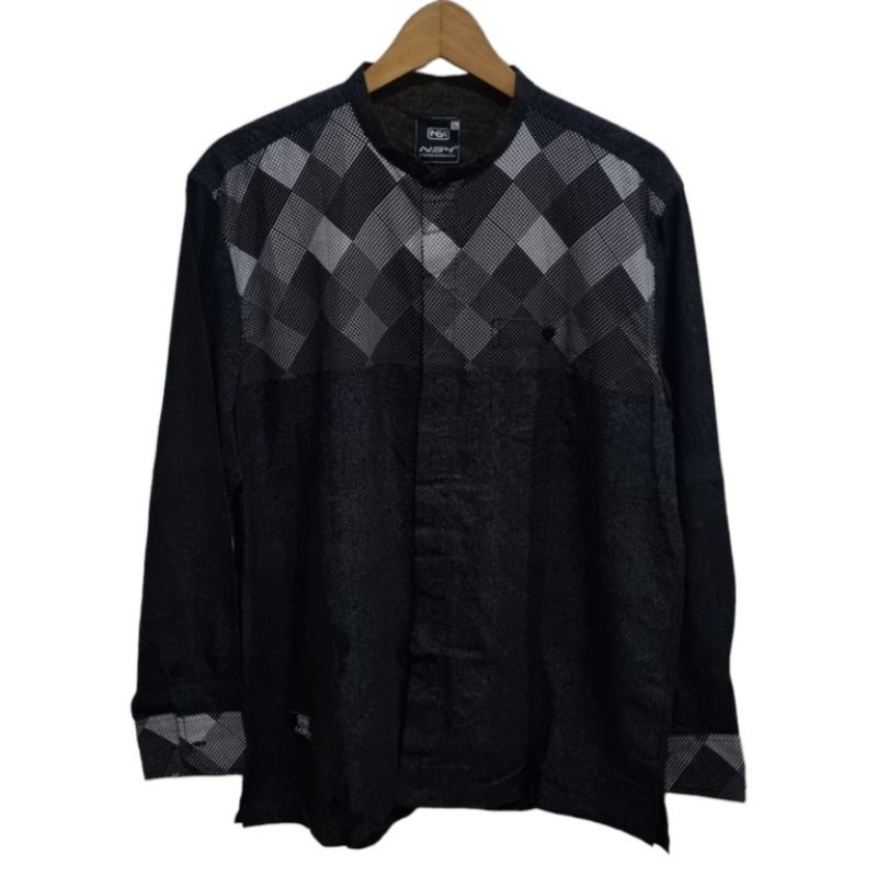 KEMKO NS4 BY ERKAPE - KEMEJA KOKO LENGAN PANJANG - BAJU KOKO ERKAPE