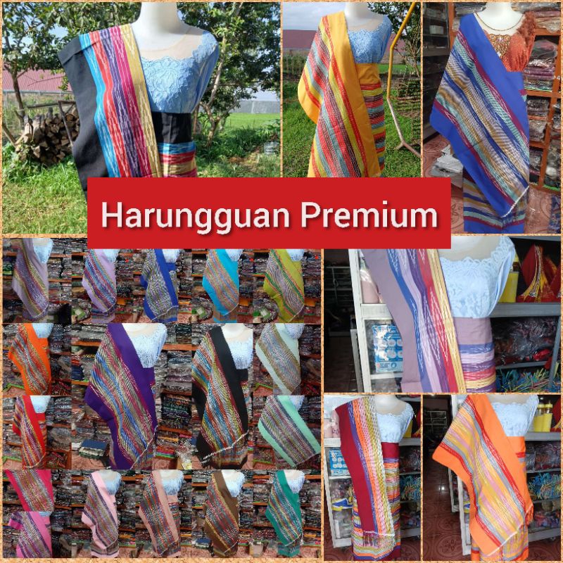 MANDAR ULOS HARUNGGUAN PREMIUM SONGKET SELENDANG TENUN BUKAN MESIN SONGKET BATAK KAIN SONGKET MARTUM