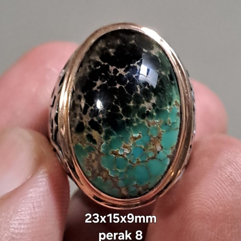 CINCIN PERAK 8 PIRUS HUBEI DWI WARNA YIN YANG SPESIAL