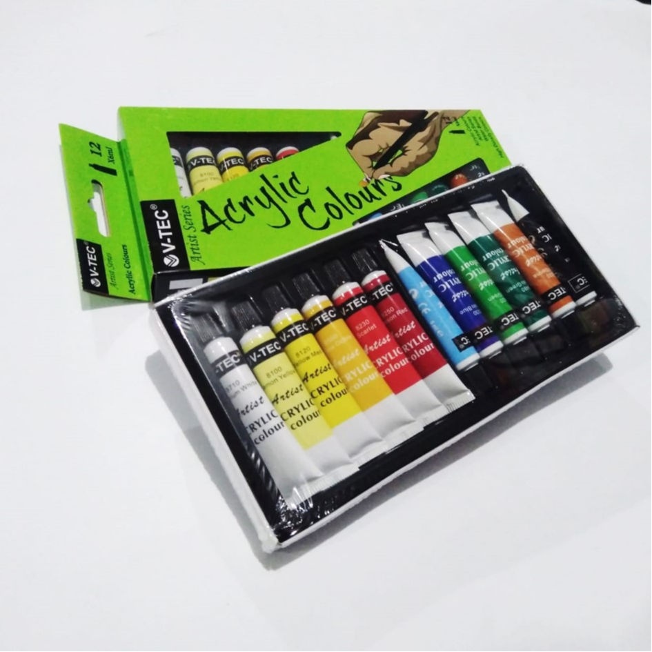 

Cat Akrilik Vtec 612-A / Vtec Acrylic Colour 12 x 6ml