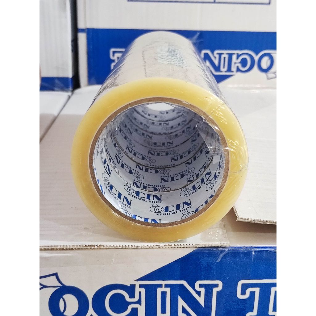 

Lakban Bening & Coklat 90 yard x 45mm (Harga 6 PCS) Ocin Tape