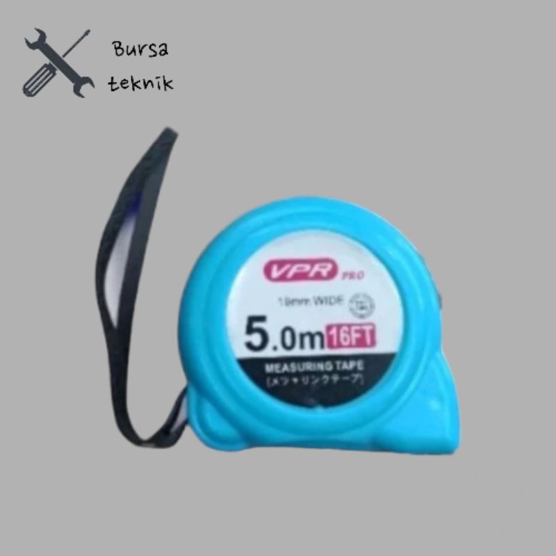 (COD) Meteran 5 meter VPR / meteran stabilo 5mtr vpr / meteran tukang 5meter murah