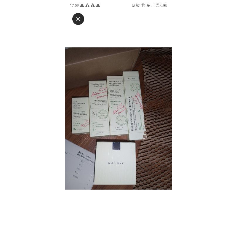 paket AXIS Y 1 segel