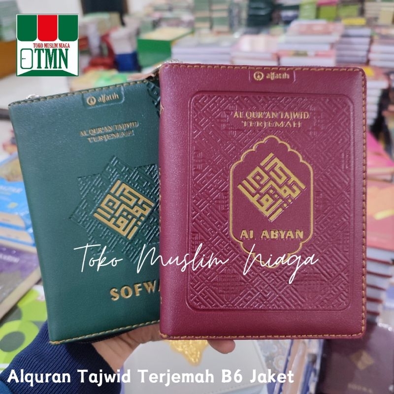 Alquran Tajwid Terjemah B6 Resleting - Alquran Tajwid Lengkap dan Terjemahan A6