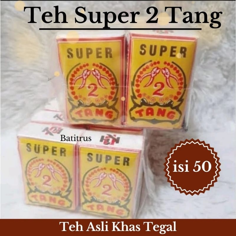 

Teh Super 2 Tang Kuning Khas Tegal(ISI 50)