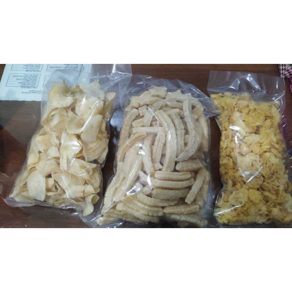 

Keripik Singkong, Emping Jagung, Rambak