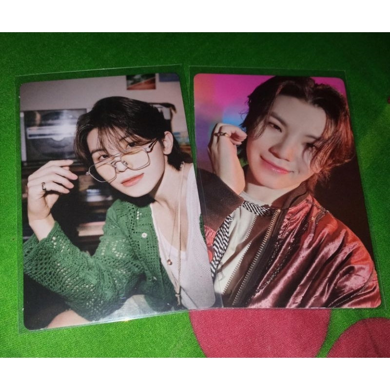 Photocard Woozi klepon Cardi ijo minicard heaven