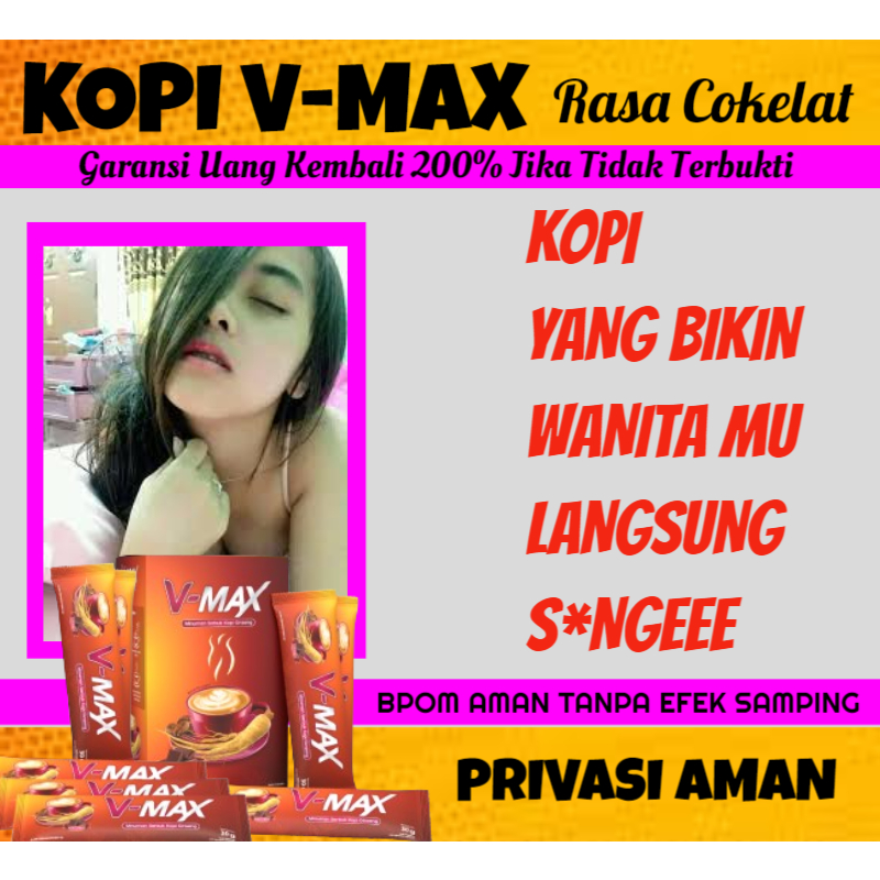 

PROMO V-MAX Minuman Kopi Penambah Gairah Stamina Wanita Bercinta Rasa Coklat