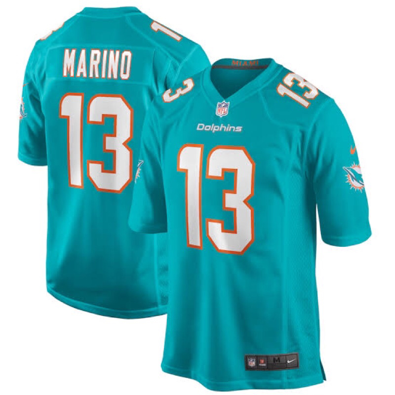 JERSEY NFL MIAMI DOLPHINS BAJU NFL DOLPHINS DAN MARINO GRADE ORIGINAL